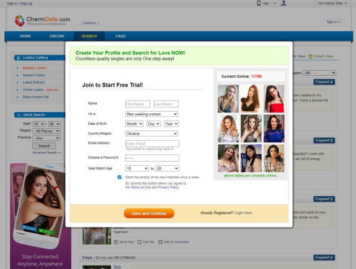 this is charmdate member login. It's quick and simple. It only takes a few fields to complete the process.